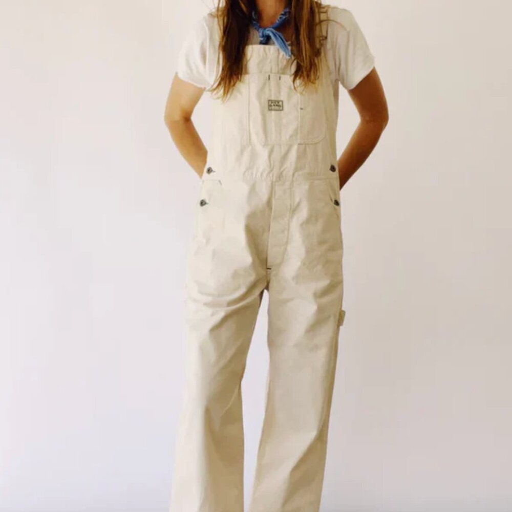 Hey Gang The Miner Overalls Natural Canvas NWT
